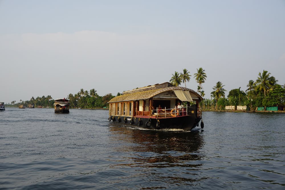 kerala, backwaters, hauseboat